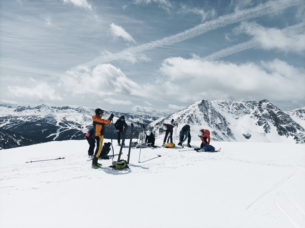Grup OSA en una activitat formativa a la neu